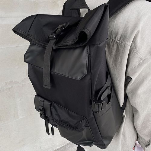 防水短途旅行登山户外双肩包男大容量机车摩托骑行包工装机能背包