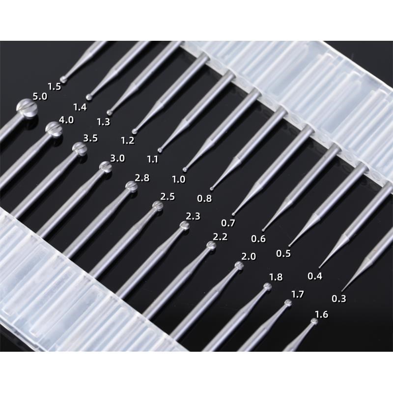 电动丸球刀铣刀h钨钢雕刻核雕刀木工具牙机微雕打磨开槽精雕丸球