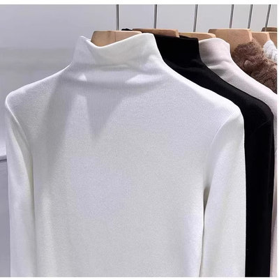 2025新款极简风半高领打底衫