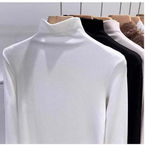 2025新款极简风半高领打底衫