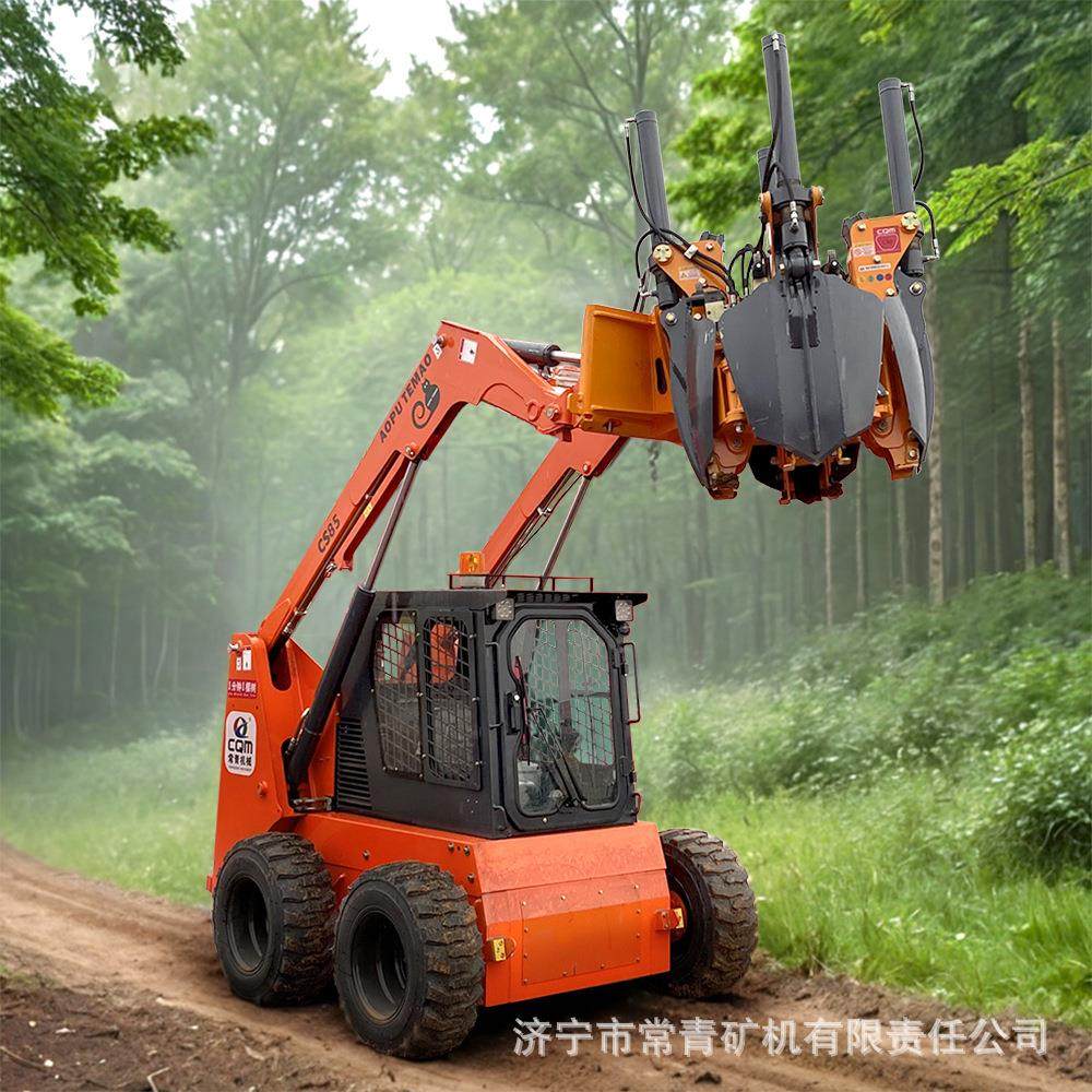 常青挖树机起土球树起土球机移树机座驾履带滑移装载机一体挖树机,农机/农具/农膜,林业机械,淘宝优惠券,粉丝福利购,淘宝优惠卷