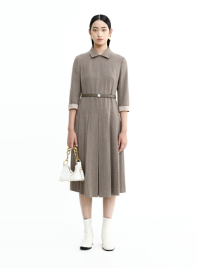 卡莉朵拉连衣裙C26D7528冬季新款时尚高雅尽显优雅气质