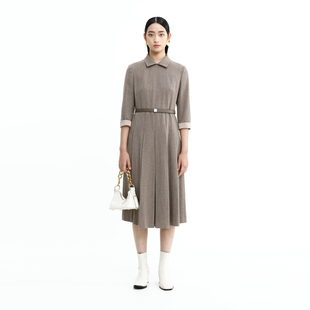 高雅尽显优雅气质 时尚 卡莉朵拉连衣裙C26D7528冬季 新款