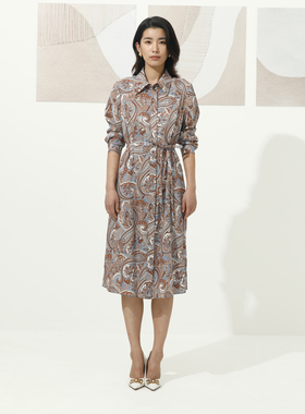 卡莉朵拉连衣裙C27C7540秋季新款气质通勤风女