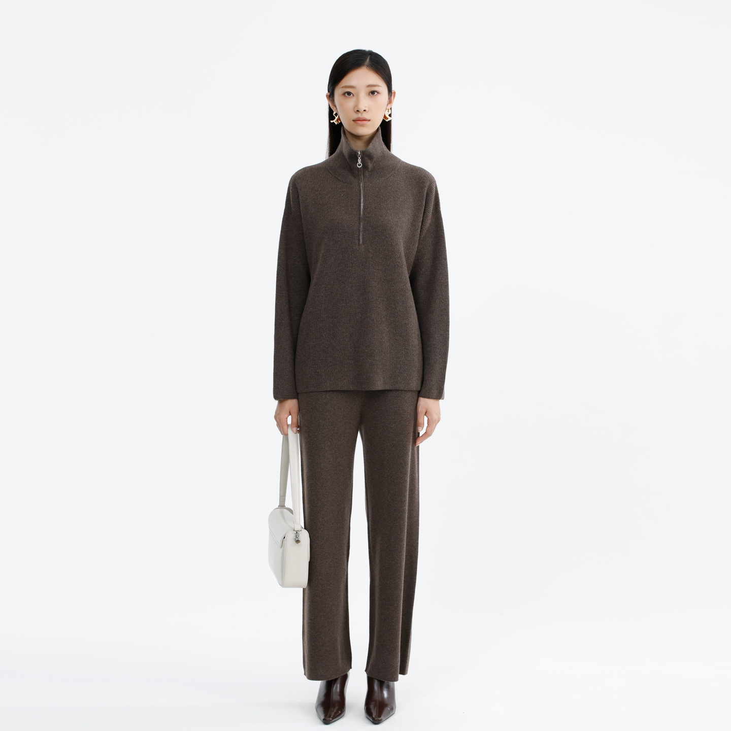 卡莉朵拉针织衫C27D7345冬季新款时尚百搭显瘦简约气质