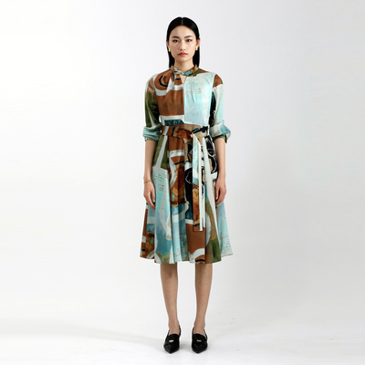 秋季新款气质通勤休闲女长裙