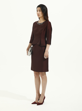 卡莉朵拉连衣裙C27C7545秋季新款通勤气质风女