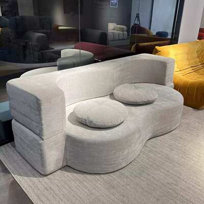 Compression Sofa跨境小户型沙发床折叠两用直排客厅双人位布沙发
