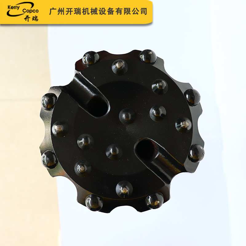 潜孔钻头工程施工用黑金刚配冲击器140高风压打井机钻头锤头配件