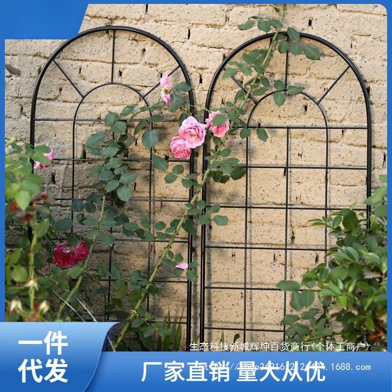 爬藤架爬藤花架屏风网格月季庭院牵牛花架子园艺组合花幕栅 娜幽