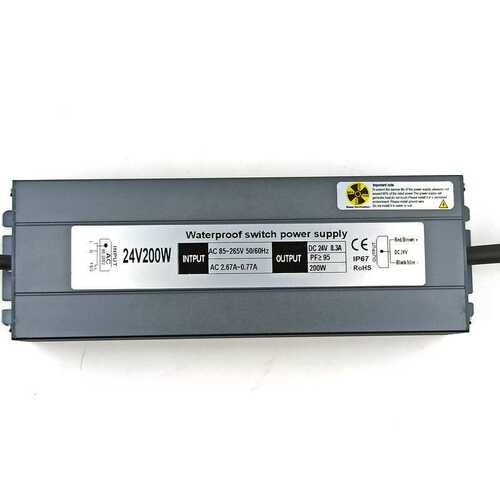 24V200W带PFC防水电源厂家现货 户外全电压LED24V开关电源防水