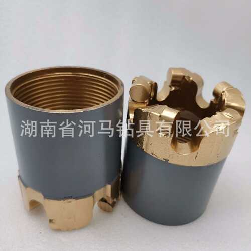 75NQ绳索取芯金刚石复合片钻头波纹片 地质内丝钻头用于探矿工程