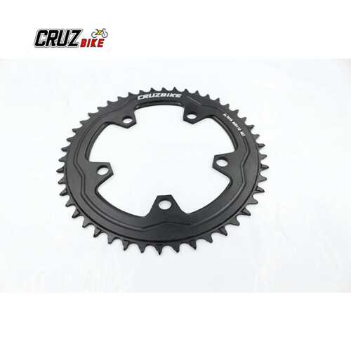 CRUZbike BCD110公路山地车曲柄牙盘单盘片正负齿五爪1X