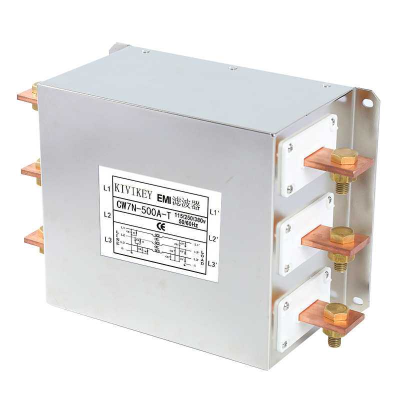 抗干扰EMI电源滤波器380V三相三线100A200A500A800A400A1000A