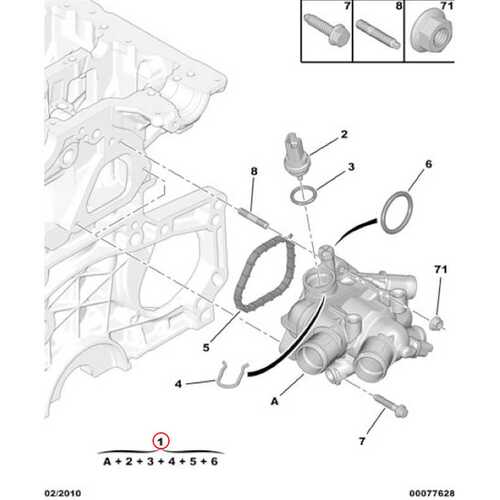 适用东风标致207308雪铁龙C5节温器1336CP发动机出水室9808647280