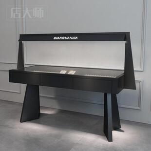 珠宝展示柜铁艺首饰饰品服装店柜台精品玻璃黄金玉器眼镜店陈列柜