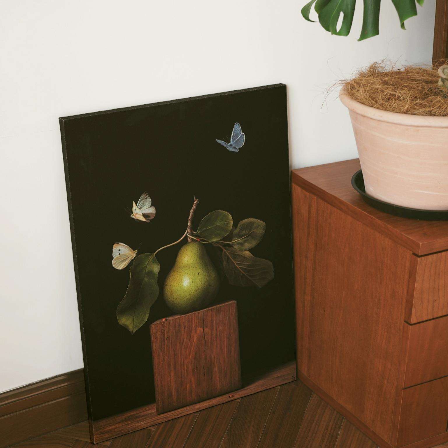 现代简约静物蝴蝴得利挂画墙画客厅餐厅入户玄关画沙发A093