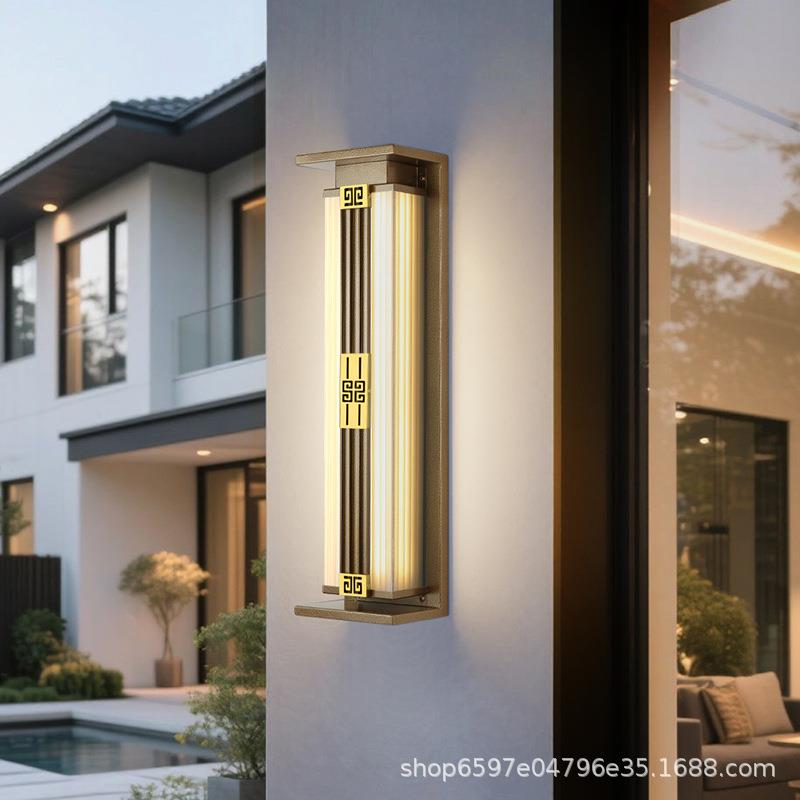led户外防水长条壁灯庭院走廊过道别墅阳台室外壁灯卧室床头壁灯