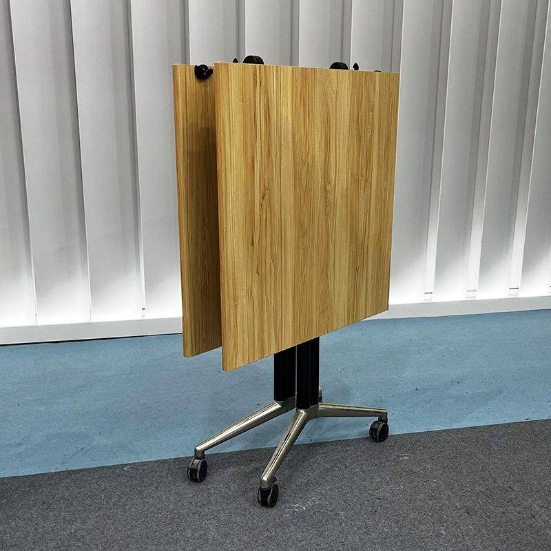 可伸缩培训桌折叠会议桌长条桌办公桌带滑轮可拼接组合移动折叠桌