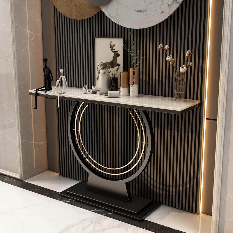 轻奢玄关桌现代简约靠墙条几入户端景台岩板装饰条案新中式玄关柜,收纳整理,烫衣板及配件,淘宝优惠券,粉丝福利购,淘宝优惠卷