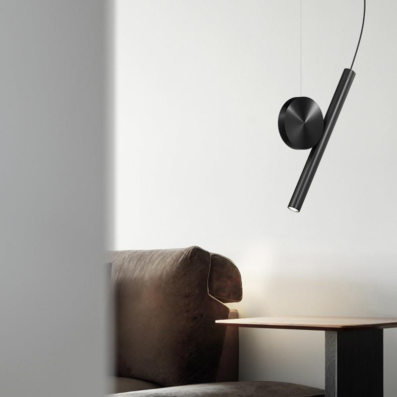 极简床头灯全铜北欧简约卧室书房儿童房小吊灯设计师款客厅餐厅灯