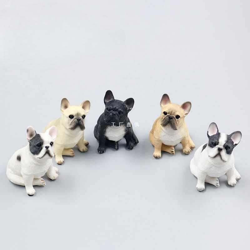 吉佳美直销法斗狗模型法国斗牛犬车载摆件法牛树脂工艺品