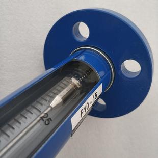 LZB 15法兰连接玻璃管转子流量计测气体液体耐压高FA10型 F10