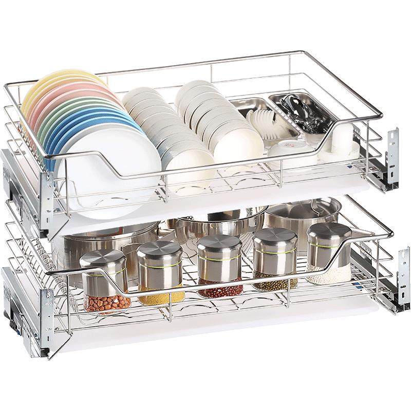 厨房橱柜拉篮不锈钢碗架锅架碗篮置物架厨卫五金,畜牧/养殖物资,畜牧/养殖器械,淘宝优惠券,粉丝福利购,淘宝优惠卷