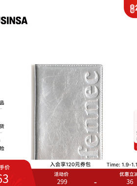 Fennec韩国女士25秋季新款流行日常百搭皮质皱褶护照夹MUSINSA