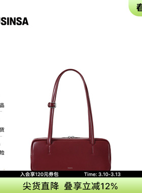 STAND OIL韩国女士春季经典立体可调节肩带通勤法棍包MUSINSA