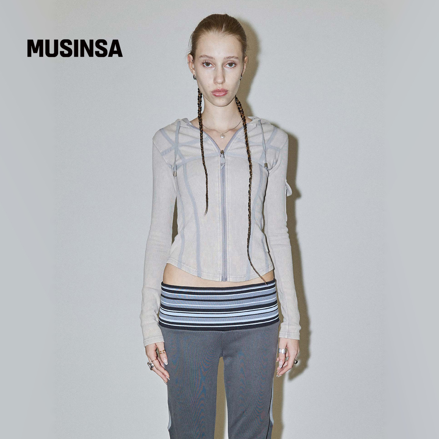 连帽上衣复古显瘦短款外套