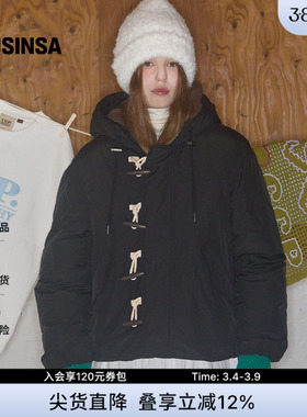 Codegraphy韩国女士春季时尚流行宽松连帽外套MUSINSA