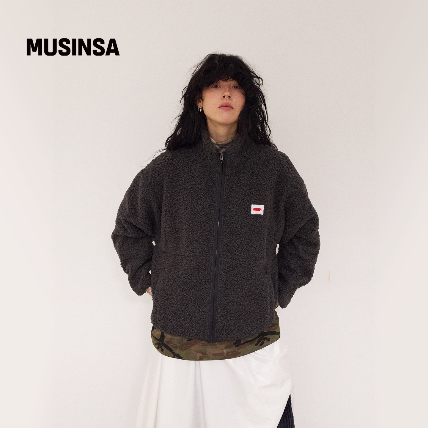 休闲时尚NewSymbol拉链夹克