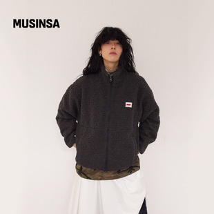 Symbol拉链夹克MUSINSA New GBYU韩国女士25冬季 休闲时尚