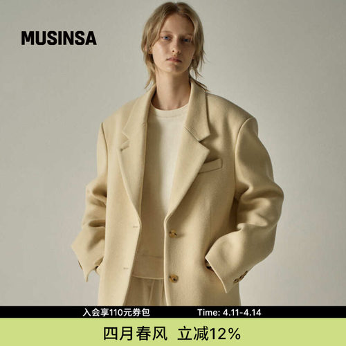 时尚流行羊绒西装外套