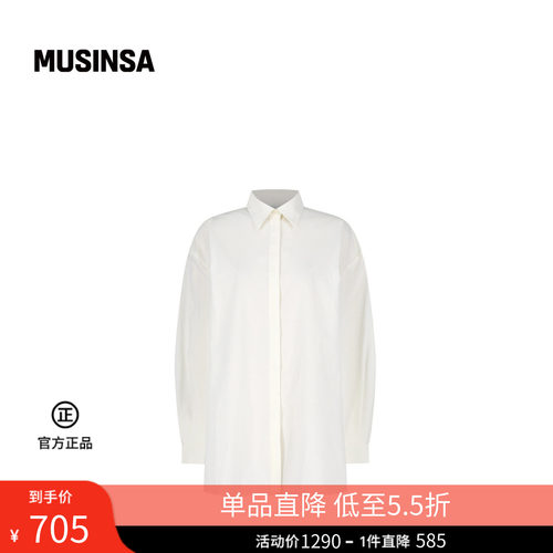 休闲时尚流行简约超大号衬衫