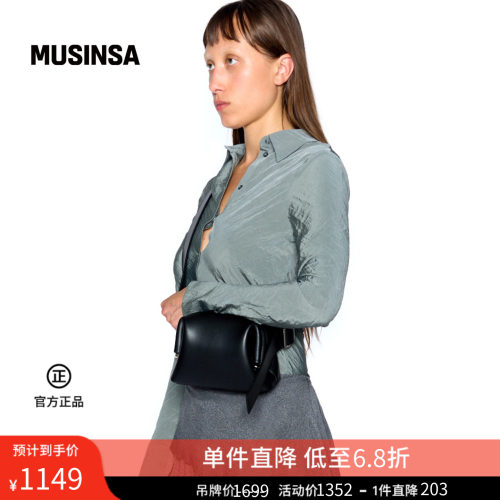 小众扇形褶皱单肩斜挎包