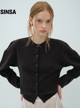 overdue flair韩国女士25秋冬时尚流行简约短款休闲上衣MUSINSA