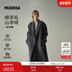FACADE 含羊绒羊毛 PATTERN韩国25秋冬双排扣毛呢外套MUSINSA