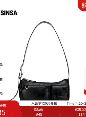 FINDKAPOOR女士25秋季小众个性复古时尚hobo包单肩腋下包MUSINSA