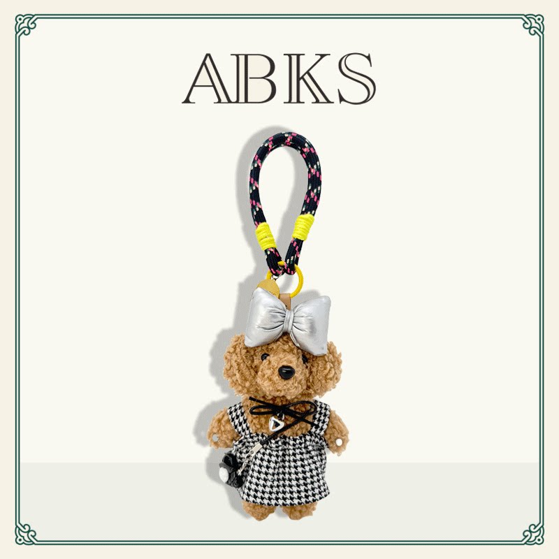 ABKS正品原创手工包包挂件图片