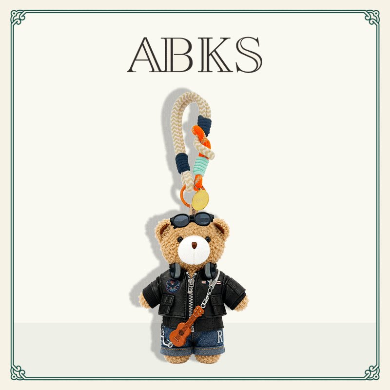 ABKS正品原创手工包包挂件图片