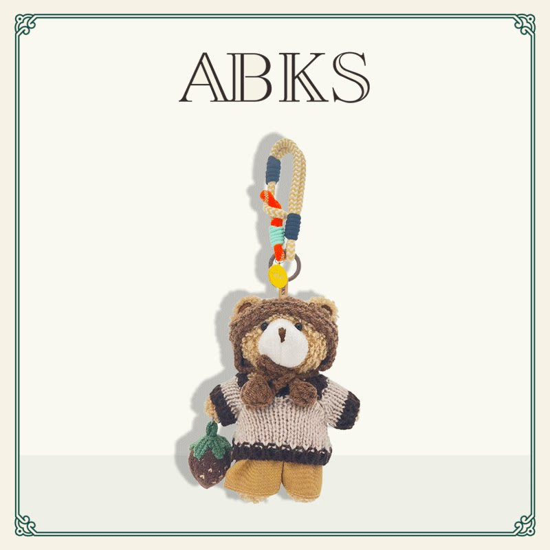 ABKS正品原创手工包包挂件图片