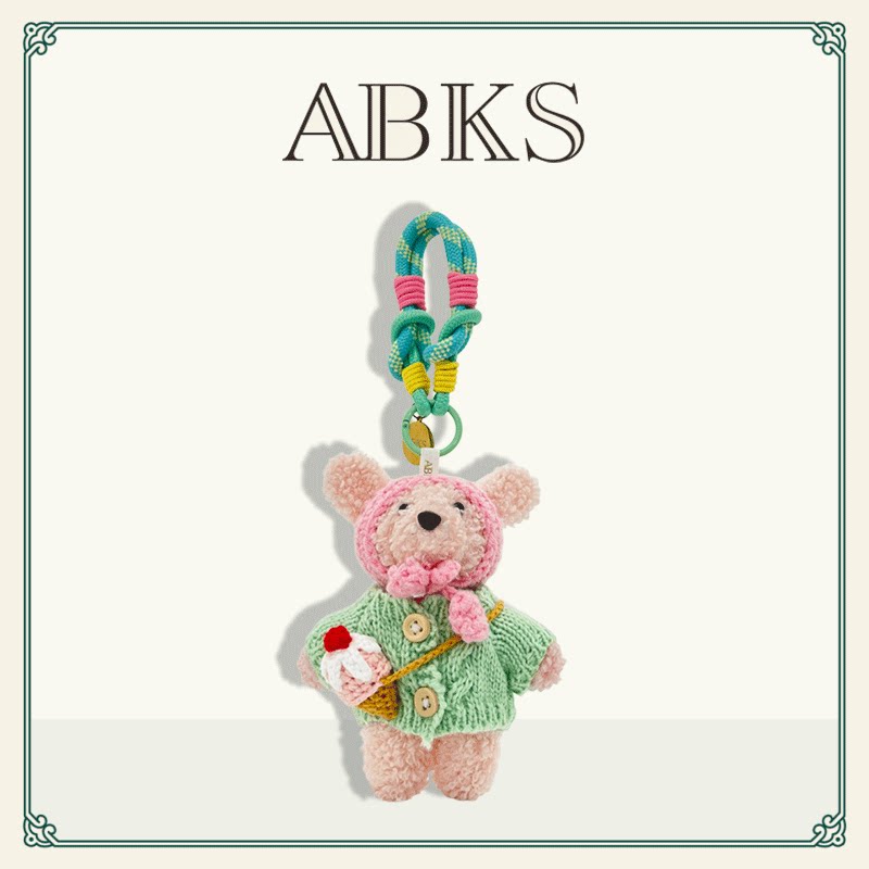 ABKS正品原创手工包包挂件图片