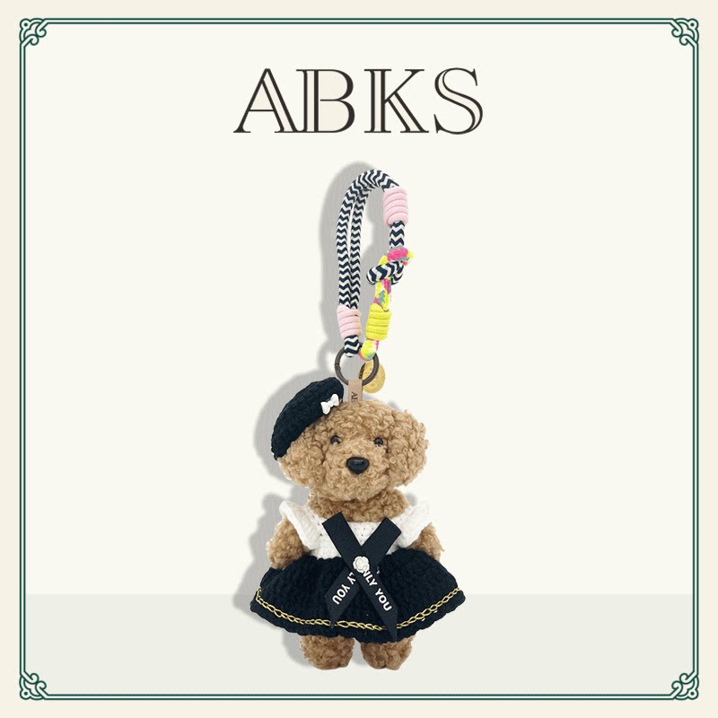 ABKS正品原创手工包包挂件图片