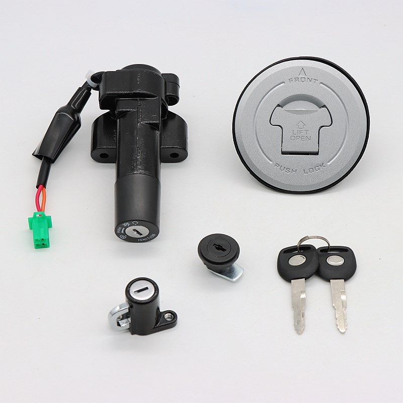 适用 轻骑悦胜K QM125-3/3Kx QM150-3 套锁 钥匙门 电门锁 全车锁