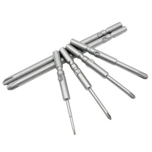 S2钢加硬带磁802十字电批头6mm圆柄径十字电动螺丝起子头