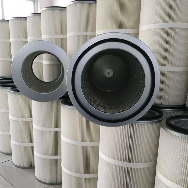 工业防静电高温除尘防水覆膜滤筒聚酯纤维无纺布滤芯过滤器滤筒