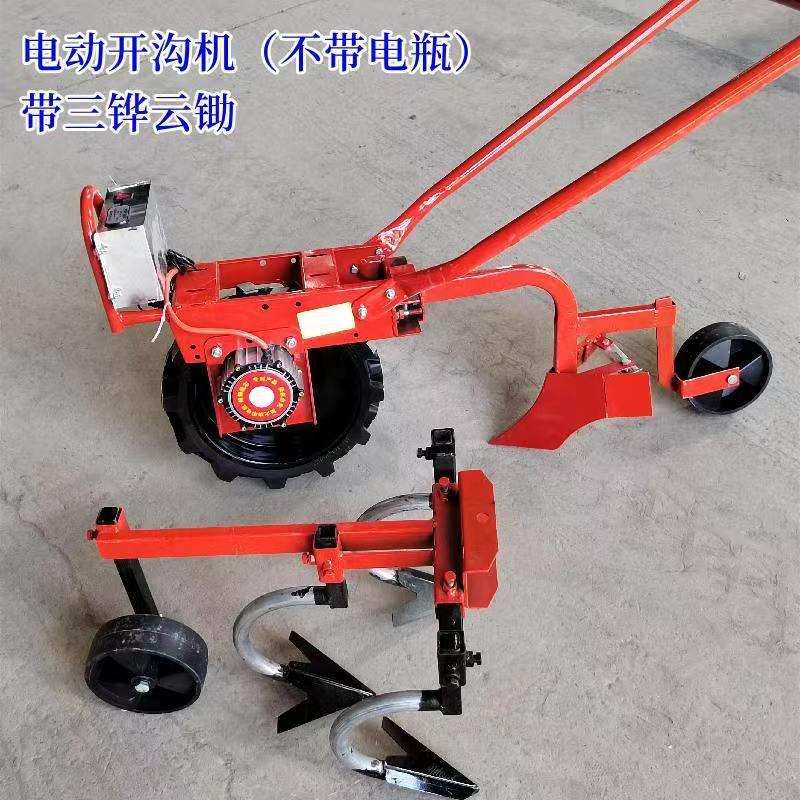 新款开沟机手推2024款多功能开沟培土一机多用农用除草神器