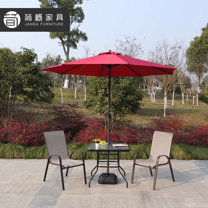 阳台户外桌椅组合室外铁艺小茶几简约休闲庭院露台金属桌椅子家具
